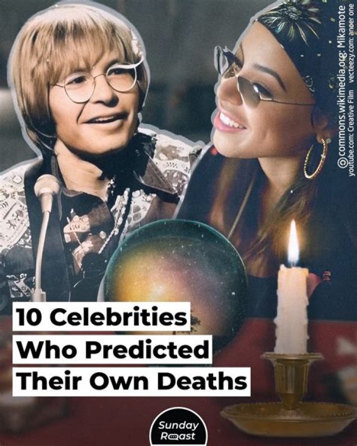 15 celebrities that accurately predicted their own deaths