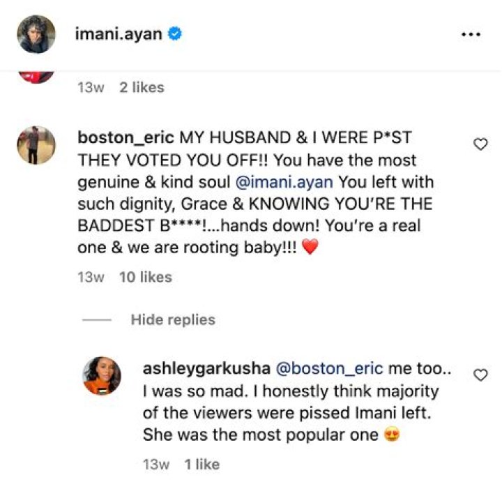 Are Imani Ayan and Ray Gantt of Love Island Together Now?
