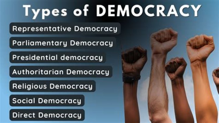 Different types of democracy in the world