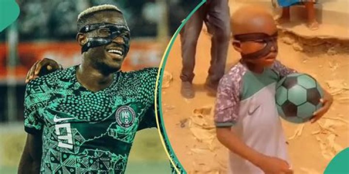 “Grace Found Him”: Osimhen to Take Care of Young Boy Who Wore Mask, Jersey Like His in Viral Video