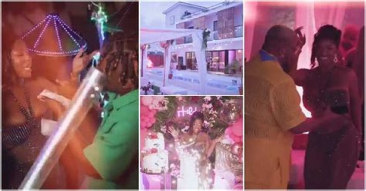 "Her Dressing Is Disgraceful": Hilda Baci Wears See-Through Dress as Celebs Storm Her Colourful Birthday Bash