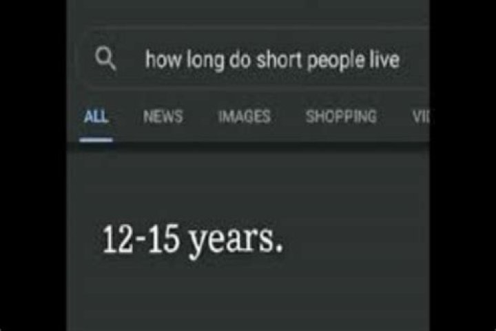 How long do short people live