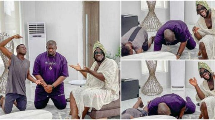 I’ve Never Come Across Such Level of Humility, Craze Clown Hails Don Jazzy As Ace Producer Prostrates for Him