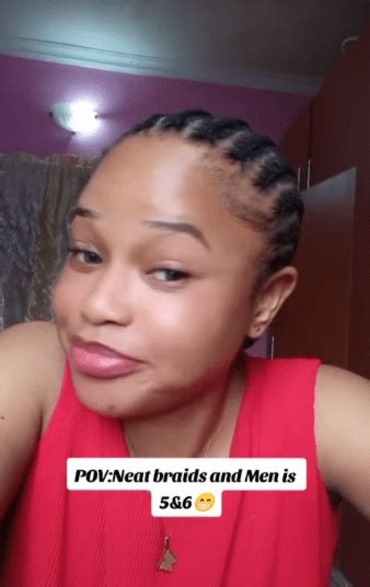 "It Worked Wonders": Lady Braids Her Hair All Back, Many Men Pick Interest in Her as She Stepped Out