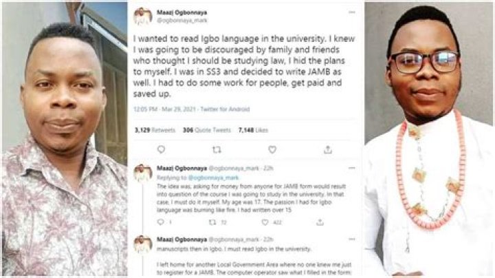 Man who was Rejected for Studying Igbo in University Makes it, PhD Students now Use his Published Book
