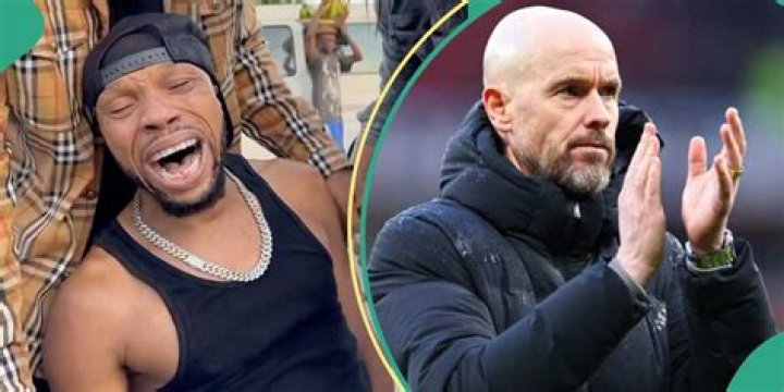 “Phenomenal ten Hag”: Rare Pics of Charles Okocha’s Head Trends As Fans Compare Him to Man Utd Coach