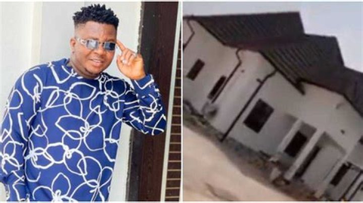 Popular Skit Maker Laugh Pills Comedy Becomes Homeowner, Photo, Video of Newly Completed Mansion Goes Viral