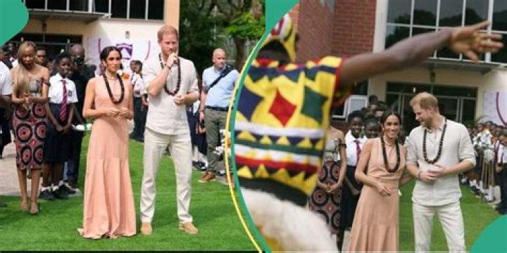 Prince Harry, Meghan Markle Arrive in Nigeria, Step Out for First Outing, Video, Photos Emerge
