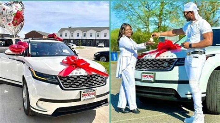 "She Took the Risk for Me": Nigerian Man Buys Range Rover for American Wife Who Took Him Abroad