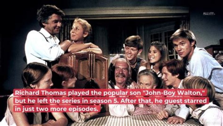 Why Did Richard Thomas Leave 'The Waltons?'